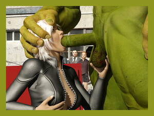 huge green cock - green dick - 3D Apocalypse Porn