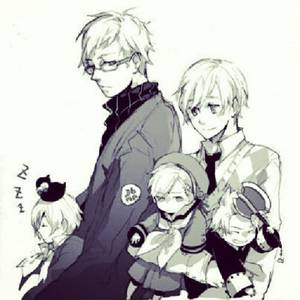 Hetalia Denmark X Norway Porn - Hetalia - Nordic Family Photo by