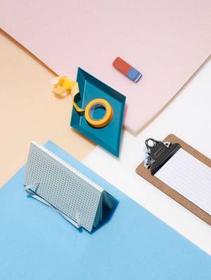 eraser - Stationary porn: Notebook & tray from HAY, clipboard, eraser & tape from  London