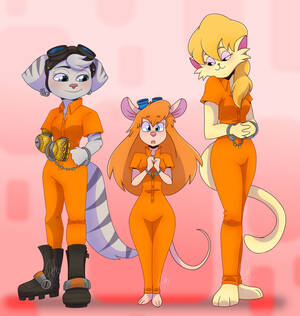 ds rescue rangers toon porn - 148911 - safe, artist:rick-elfen, cleo (heathcliff), gadget hackwrench  (chip 'n dale: rescue rangers), rivet (r&c), anthro, chip 'n dale: rescue  rangers, disney, heathcliff, ratchet & clank, clothes, cuffs, handcuffed,  prison outfit -