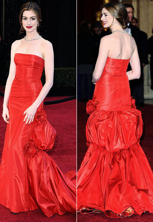 Anne Hathaway Porn Gallery - day 2/365: Valentino & the Red Carpet | #dressobsessed