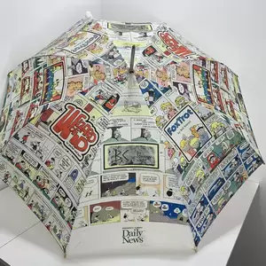 Newspaper Comic Strip Porn - Large Vintage Umbrella Newspaper Florida Comic Strip Garfield Wizard ID  FoxTrot | eBay