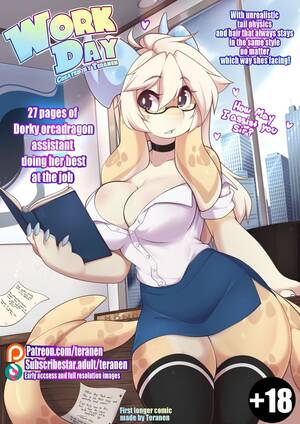 Furry Secretary Porn Comic - Teranen - Work Day porn comic