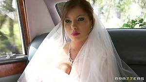 Fucking Bride - Sexy bride Donna Bell lets Danny D fuck all her holes in a limo