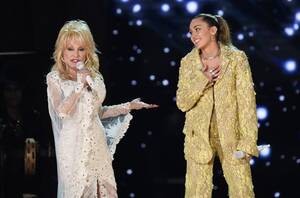 carrie underwood upskirt miley cyrus - Dolly Parton on Why She Included 'Wrecking Ball' on 'Rockstar' Album â€“  Billboard