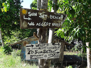 naked beach home - Island Signs - Phuket Writer