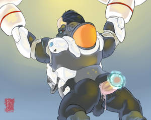 gorilla sex porn - 2boys anal ape cum delicatessen disembodied_penis eyewear furry gay glasses  gorilla interspecies male male_only mammal multiple_boys