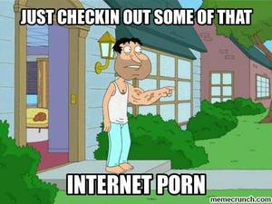 Funny Family Porn - Quagmire discovers internet porn