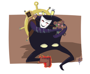 Boss Monster Porn - dreamdinosaurs: Scavenger aka the cutest boss monster you'll find in Risk  of Rain Tumblr Porn