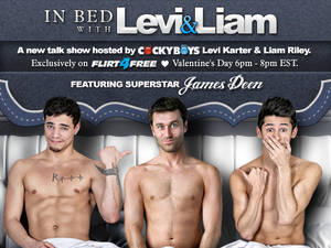 James Deen Porn Parody - pornstar james deen to appear live on gay porn levi and liam cocky boys show