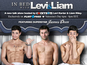 James Deen Gay Porn - pornstar james deen to appear live on gay porn levi and liam cocky boys show