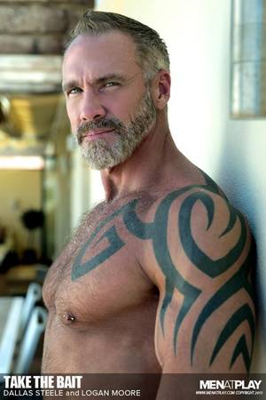 Hairy Tattoo Porn - Gay porn star Dallas Steele ... OMG ... Watta Man!