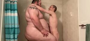 Fat Gay Man Fucking Skinny Guy - Fat man is being fucked by a skinny and well-endowed twink - TwinkVideos.com