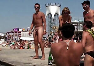 chubby group sex beach - Beach Gay Porn