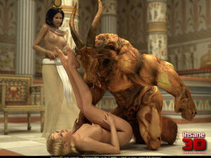 Ancient Egyptian Goddesses Sexy - Bodacious Egyptian goddess watching a huge muscular - The Cartoon Sex