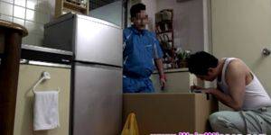 Asian Robot Porn - Asian dude unpacks busty hot sex robot