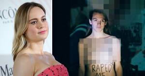 Brie Larson Sex - Brie Larson commends artist who uses show to name alleged rapist | Metro  News