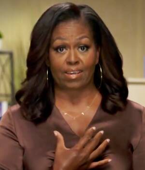 Michelle Obama Porn Star - The Creator of Michelle Obama's â€œVOTEâ€ Necklace Had No Idea It Would Be on  TV | Vanity Fair