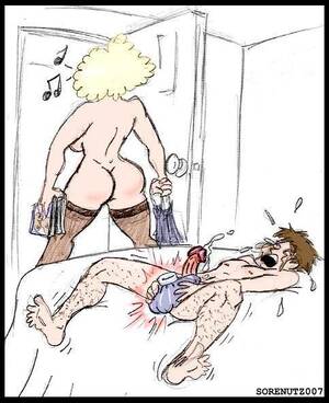 femdom otk spanking cartoons - Sorenutz Femdom Spanking Art