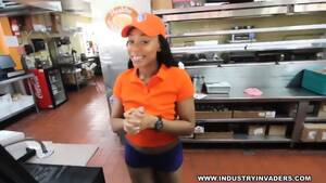 black booty fucked fast food - Fast Food Ebony Babe Gives You Booty And Pussy For Breakfast - EPORNER