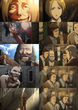 Aot Titan Human Porn - New Episode Spoilers] The Titans of Season 1 : r/ShingekiNoKyojin
