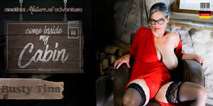 Granny Glasses Porn Tina - Busty Tina (EU) (57) - Big breasted hairy grandma Busty Tina invites you to  her cabin and have fun