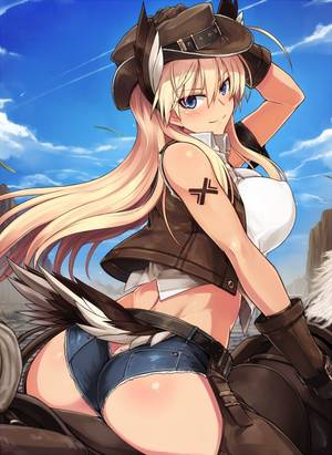 cow girl hentai video anime - ... bangs bare shoulders belt blonde hair blue eyes blush bouncing breasts  breasts buckle butt crack chaps cliff cloud condensation trail cowboy hat  cowboy ...