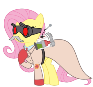 Mlp Team Fortress 2 Porn - avastindy: Fluttershy as Medic from Team Fortress 2 Art by Me (Avastindy)  Tumblr Porn