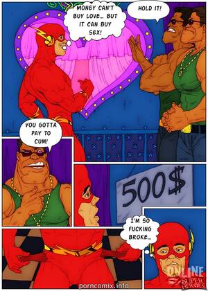 cartoon the flash porn - Flash in Bawdy House (Justice League) - Porn Cartoon Comics