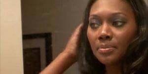 black lesbian milf teen - Black milf with blonde teen in lesbian action