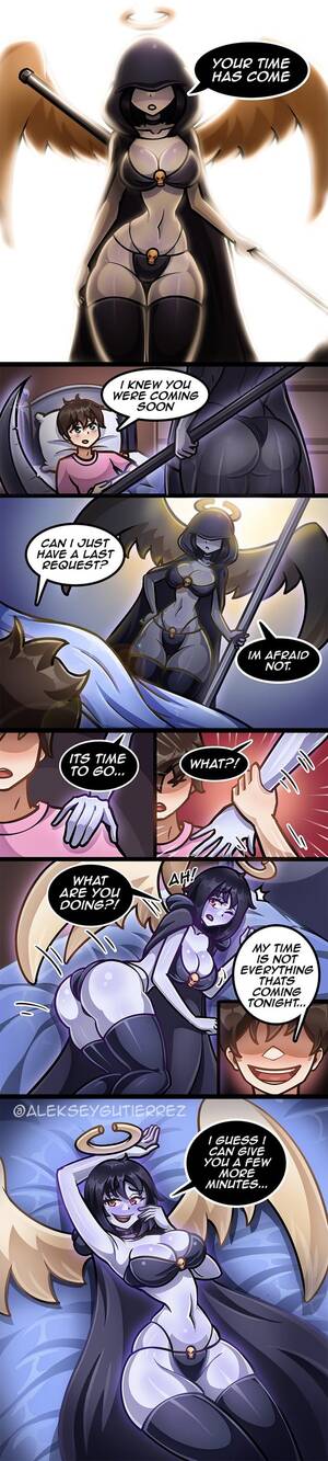 Lady Death Porn Hardcore - Angel of Death - Comic (Art made by me) : r/Animemes