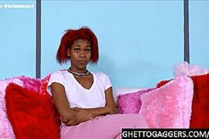 Ghetto Black Girls Throat Fucked - 19 Year Old Black Girl Throat Fucked By 2 White Cocks by Ghetto Gaggers,  free Deepthroat