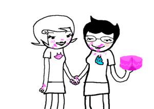Homestuck Mom Porn - Jane and Roxy porn. Human hold hands