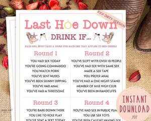 Bachelorette Sex Toys - Bride's Last Ride Bachelorette Party Games Dirty Drink - Etsy Denmark