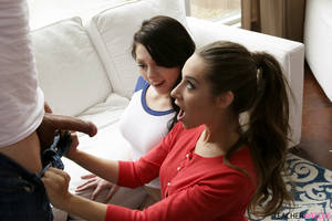 hot teacher fucks student - Teacher Fucks Teens - Hot Teacher Fucks Students - S1:E10 featuring Cassidy  Klein and Megan Sage. (Photos)