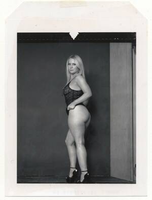 90s Polaroid Porn - Vintage 90s 5x4 Polaroid Photo - Girl Blond Black Heels Semi Nude 430 | eBay