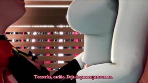 Helen And Violet Parr Lesbians - Helen and Violet Parr in the changing room (no security camera guy) (Sub  EspaÃ±ol)
