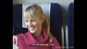 czech streets blonde - Czech streets Blonde girl in train - XVIDEOS.COM