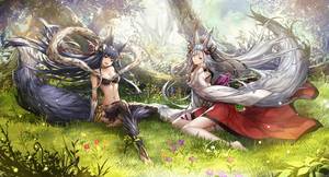 Anime Fantasy Hd Porn - Anime 1920x1039 animal ears Granblue Fantasy Socie (Granblue Fantasy) Yuel  (Granblue Fantasy)