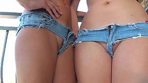 my two girls suck cock - Filming two girls sucking my cock