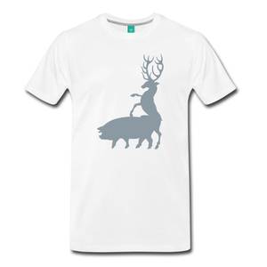 Baseball Shirt Porn - T-SHIRT Wildlife Porn white - Men's Premium T-Shirt
