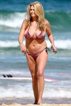 escorts north beach models nude - Penny Lancaster, 52, shows off ageless figure in red string bikini on  Australia trip - Daily Star