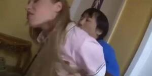 asian men white girls - Asian guy white girl on the bus - Tnaflix.com