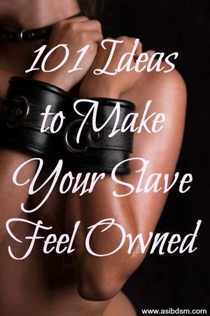 Barcode Slave Tattoo Porn - 101 Ideas to Make Your Slave Feel Owned â€“ A Submissive's Initiative