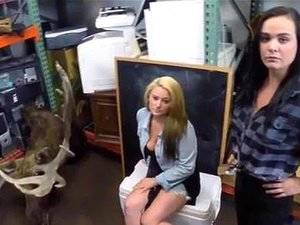 Money Lesbian Porn - Threesome two man Lesbians Pawn Their Asses!