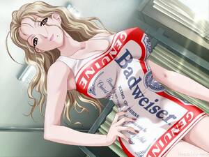 Anime Blonde Slut Porn - Naughty blonde Anime slut is mounted and gets her tits rubbed before she  gets on her knees and sucks his cartoon cock