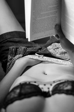 Alone Girls Reading Porn - though you are reading someone else's words it is me you see as your  fingers slide over your most sensitive skin
