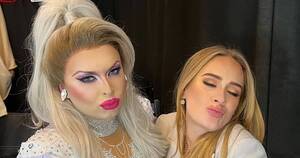 Adele Nude Porn - Adele strips to bra and pole dances at London club as delighted crowd looks  on - Daily Record