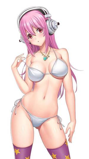 anime huge breasts bikini - SuperSonico~