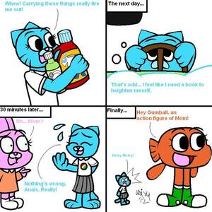gumball cartoon porn - 62561 - artist needed, safe, darwin watterson (tawog), gumball watterson  (tawog), nicole watterson (tawog), cat, feline, fish, lagomorph, mammal,  rabbit, anthro, cartoon network, the amazing world of gumball, daughter,  eyes closed, female,
